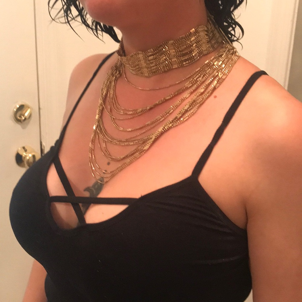 golden Aldo necklace